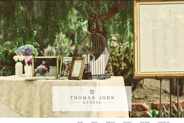 thomasjohnevents.com site used Blognet