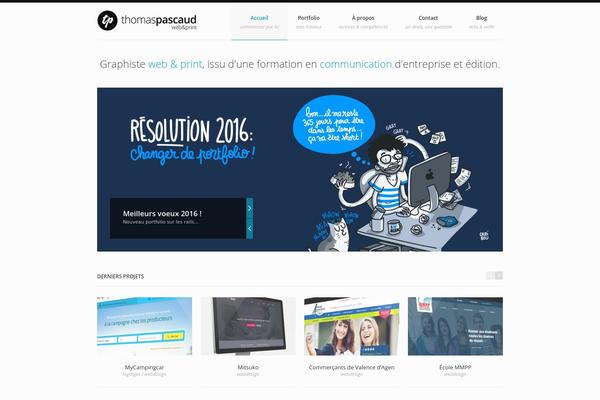 Sixten theme site design template sample