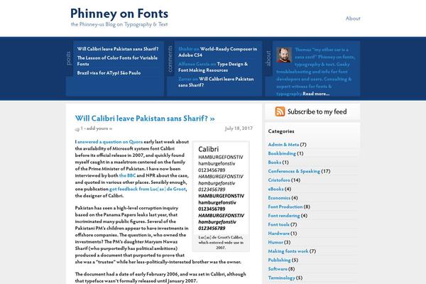 Site using Wp-typography plugin