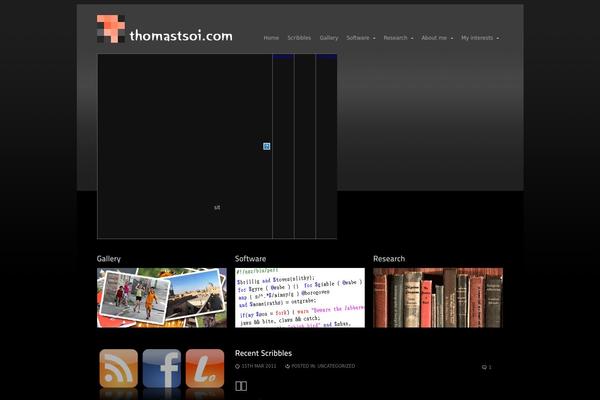 Site using Cool Timeline plugin
