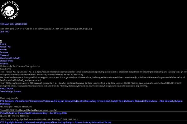 thomasyoungcentre.org site used Tyc