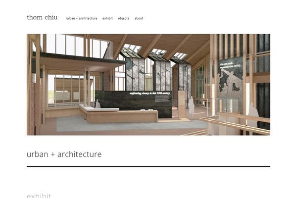 thomchiu.com site used Flatfolio