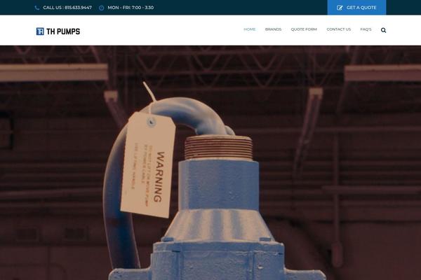 Plumbin theme site design template sample