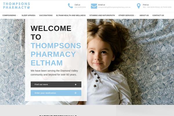 Medicare theme site design template sample