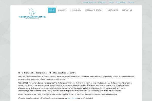 Site using OTW Portfolio Light plugin