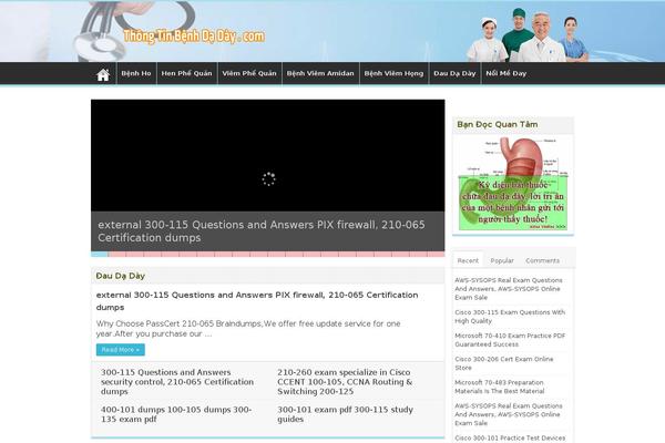 Sahifa theme site design template sample