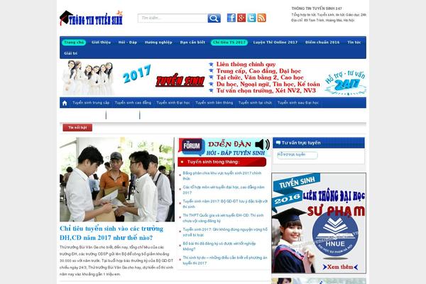 Site using New Recent Posts Select Categories By Thao Marky plugin
