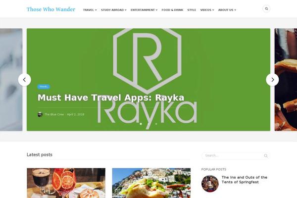 ResponsiveBlogily theme site design template sample