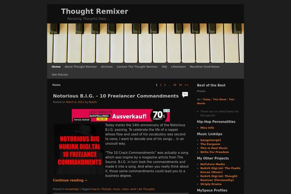Weaver II theme site design template sample