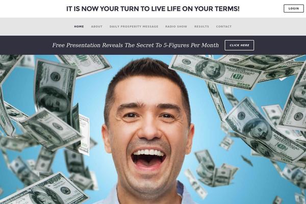 Supernova theme site design template sample