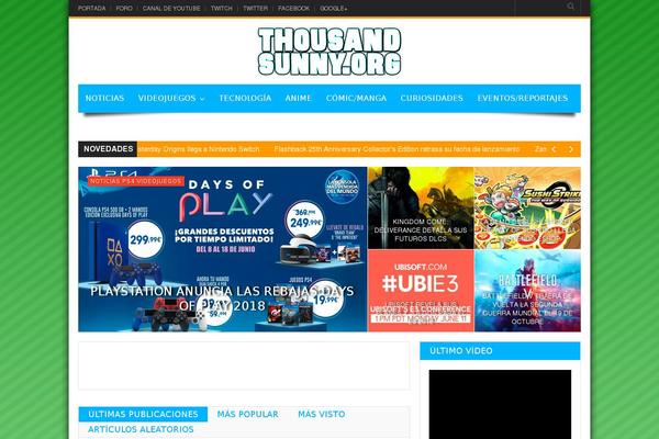 Gameleon theme site design template sample