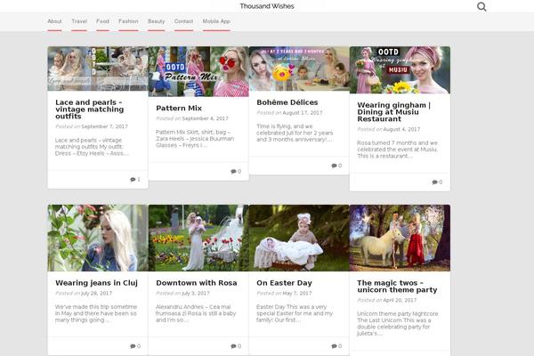 Pingraphy theme site design template sample