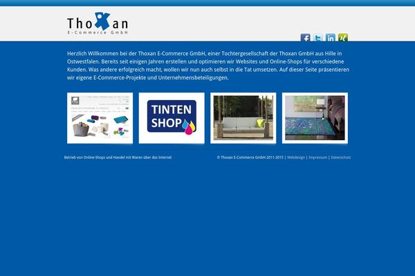 thoxan.biz site used Elefolio