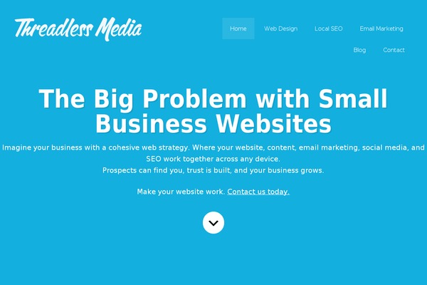 Whitespace-pro theme site design template sample
