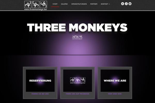Parallax Pro theme site design template sample