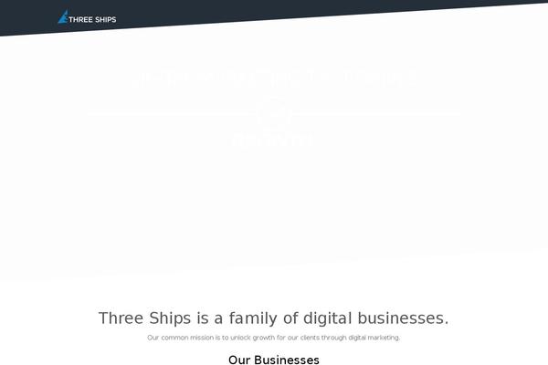 three-ships.com site used Twenty Sixteen