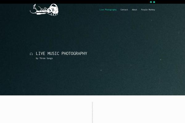 Music-band theme site design template sample