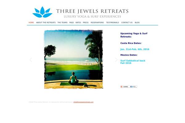 Yoga theme site design template sample
