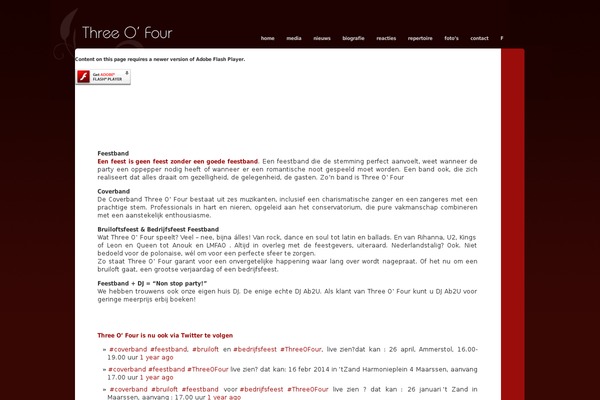 threeofour.nl site used Default