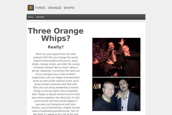 threeorangewhips.com site used Responsive