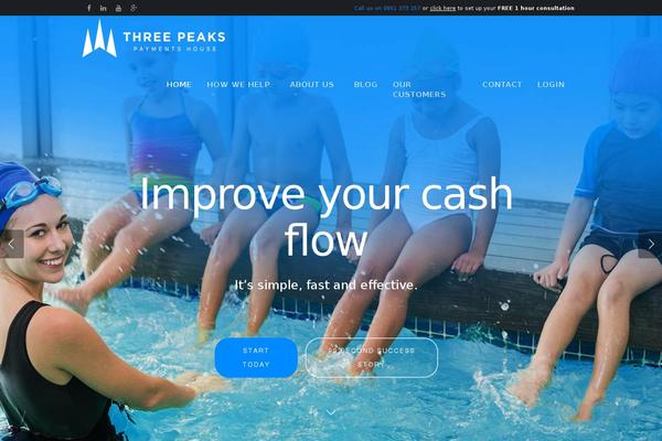 Salient Child theme site design template sample