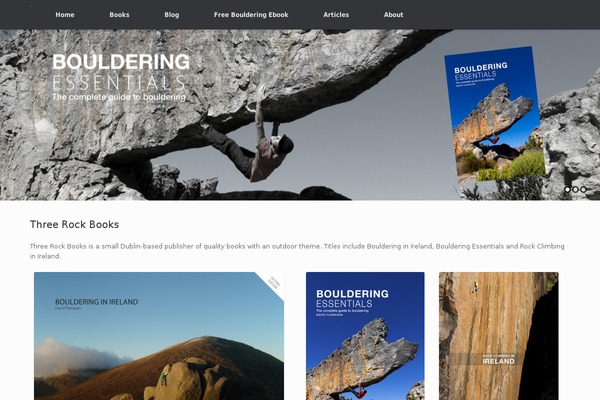 Vantage theme site design template sample