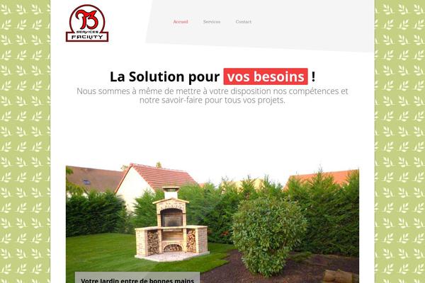 Lumenosity theme site design template sample