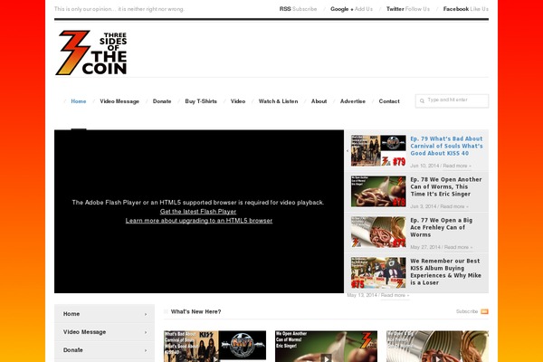 VideoPro theme site design template sample