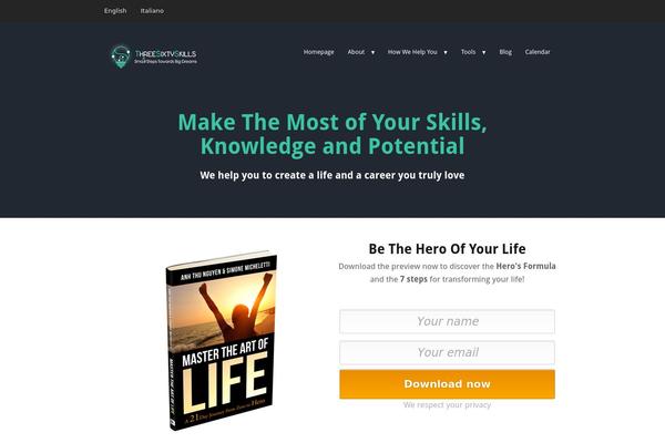 Hub theme site design template sample