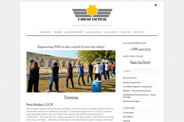 Elemin theme site design template sample