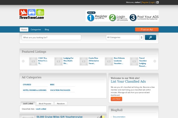 ClassiPress theme site design template sample