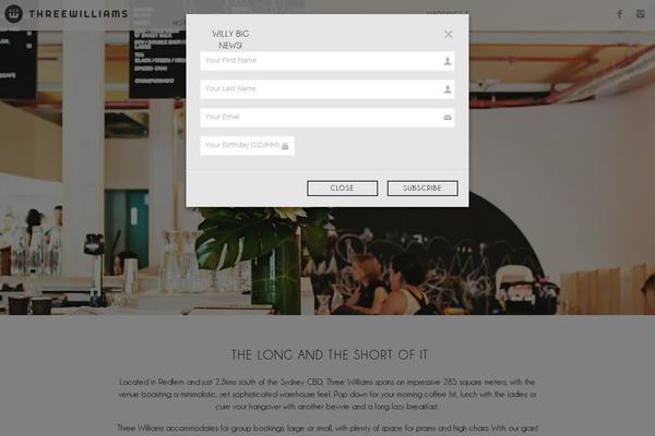 threewilliams.com site used Threewilliams