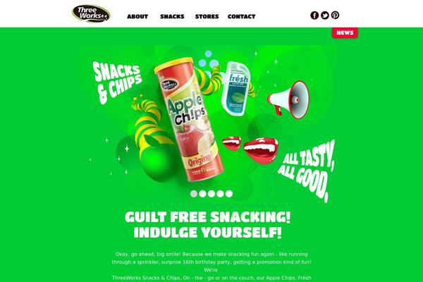 Three theme site design template sample