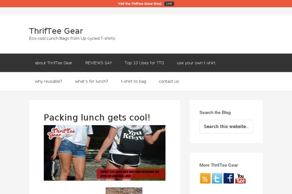 Site using Genesis Social Profiles Menu plugin