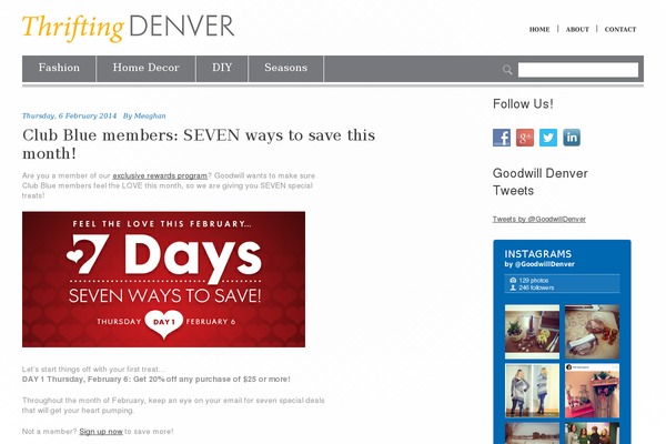 thriftingdenver.org site used Theme1796