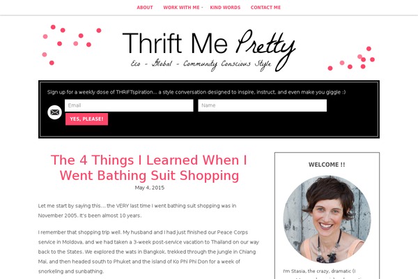Jacqueline theme site design template sample
