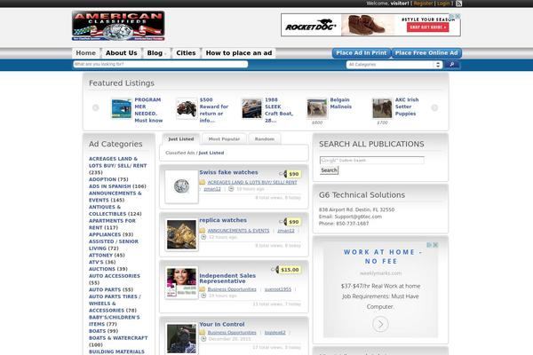 Amclass theme site design template sample