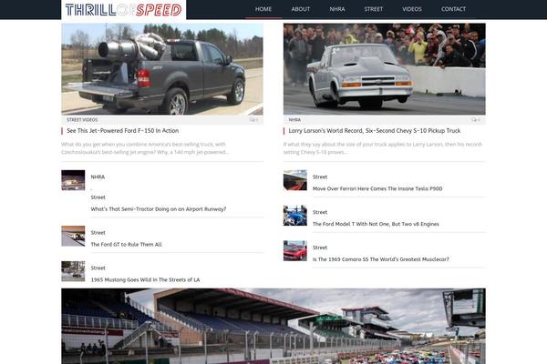 SmartMag theme site design template sample