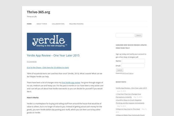 Site using Email Pick Up plugin
