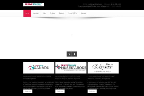 Metropolis theme site design template sample