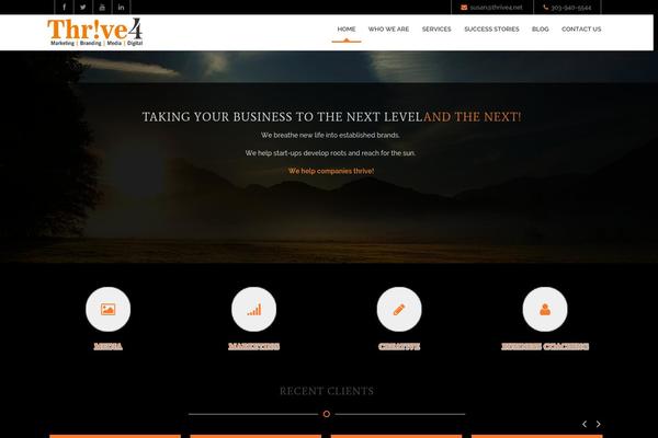 thrive4.net site used Thrive