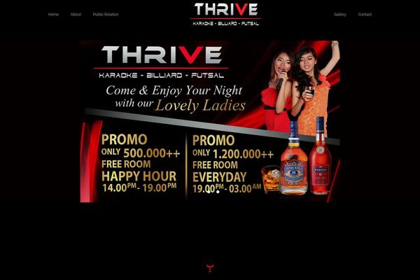 Miami theme site design template sample