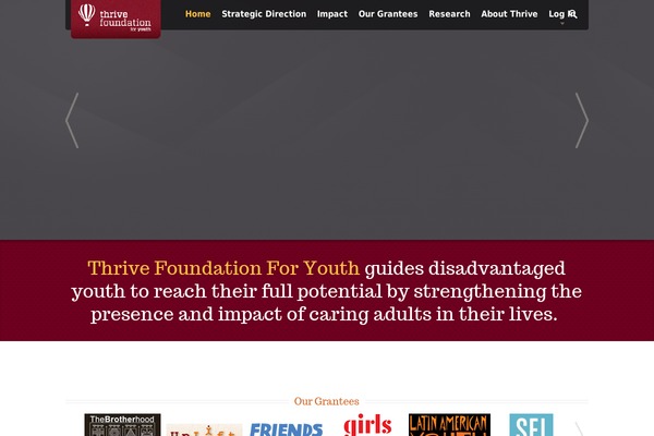 thrivefoundation.org site used Savetheworld