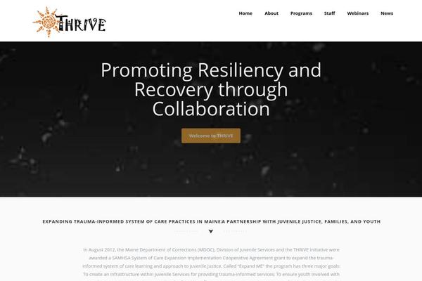 Sensible WP theme site design template sample