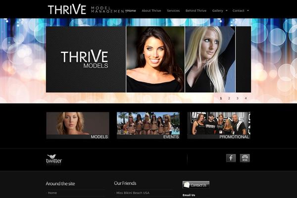 Mb3_dark theme site design template sample