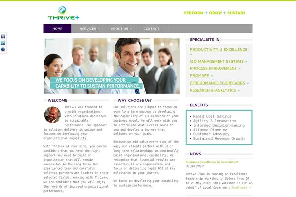 Site using Social Slider plugin