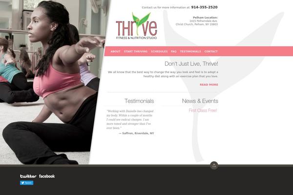 Thrive theme site design template sample