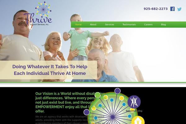 Thrive theme site design template sample