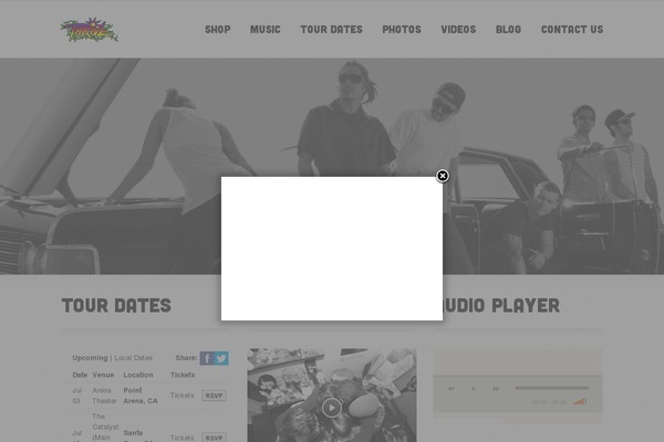 Soundstage theme site design template sample