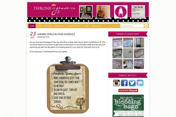 Vintage theme site design template sample